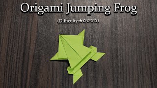 Origami Jumping Frog Tutorial: Easy Step-by-Step Guide for Beginners