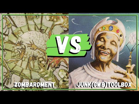 ZOMBARDMENT vs JUNK TOOLBOX round2: PREMODERN MONTHLY
