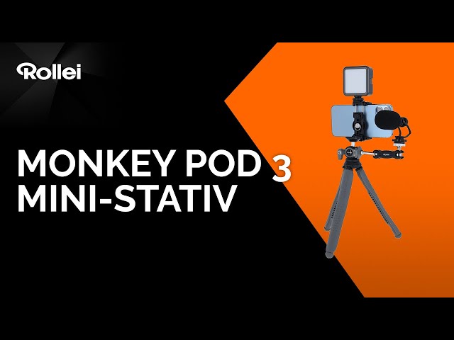 Video teaser for Flexibles Mini-Stativ Monkey Pod 3