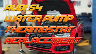 Audi S4 Water Pump And Thermostat Replacement