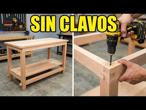 Como Hacer Una Mesa De Carpinteria Desarmable Facil - English Subtitles