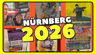 Spielwarenmesse Nürnberg 2026 – Brettspiel-Neuheiten & Eindrücke | LIVE
