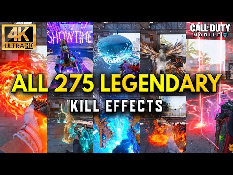 4K All Legendary Kill Effects | COD Mobile | CODM