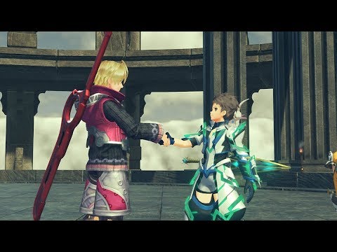 Rex and Shulk Meet Each Other Full Cut-Scene!