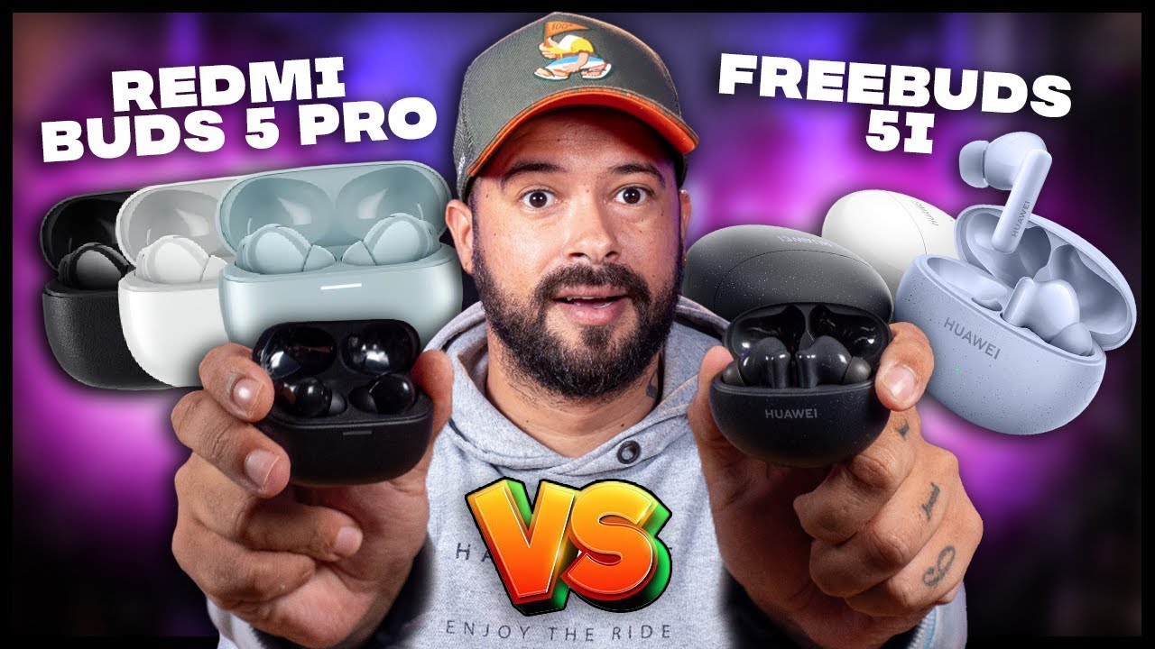 REDMI BUDS 5 PRO ou HUAWEI FREEBUDS 5i qual é o MELHOR fone de ouvido INTERMEDIÁRIO?! 🤔