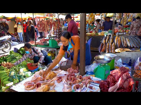 Psar Kromoun - Nom Banhjok, Porridge, Grilled Fishes, Raw Meat, Desserts, Fresh Foods, & More