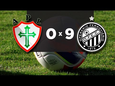 Gols de Portuguesa 0 x 9 Operário - TV NEC