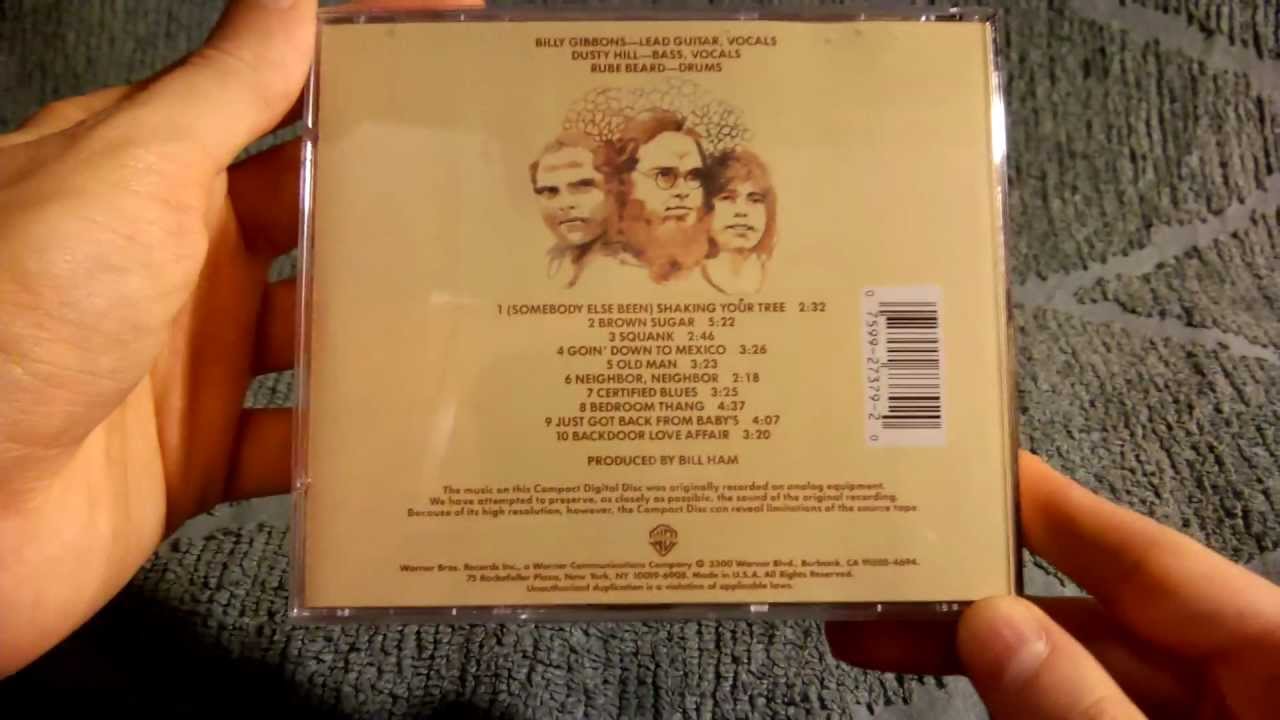 ZZ TOP's First Album (US CD Edition) Unpackaging