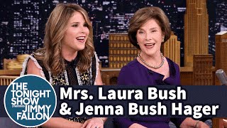 Mrs. Laura Bush and Jenna Bush Hager on George W. Bush's Painting video