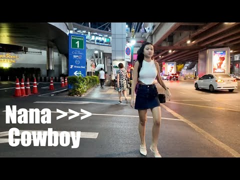 Bangkok Night walk - Nana to Cowboy