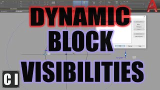 AutoCAD Create a Block with Visibility Parameters - More Dynamic Block Tips | 2 Minute Tuesday