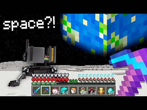 Intense Minecraft UHC in Outer Space!!