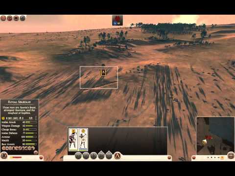 300 SPARTANS vs 2000 Parthians in Rome II. Heroic victory!