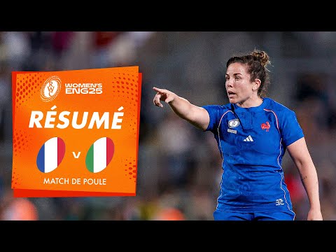 Un premier match intense | Résumé France vs Italie | Coupe du Monde de rugby féminine 2025