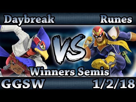 GGSW 65 - Daybreak (Falco) Vs. Runes (C.Falcon) Smash Wii U Winners Semis - Smash 4