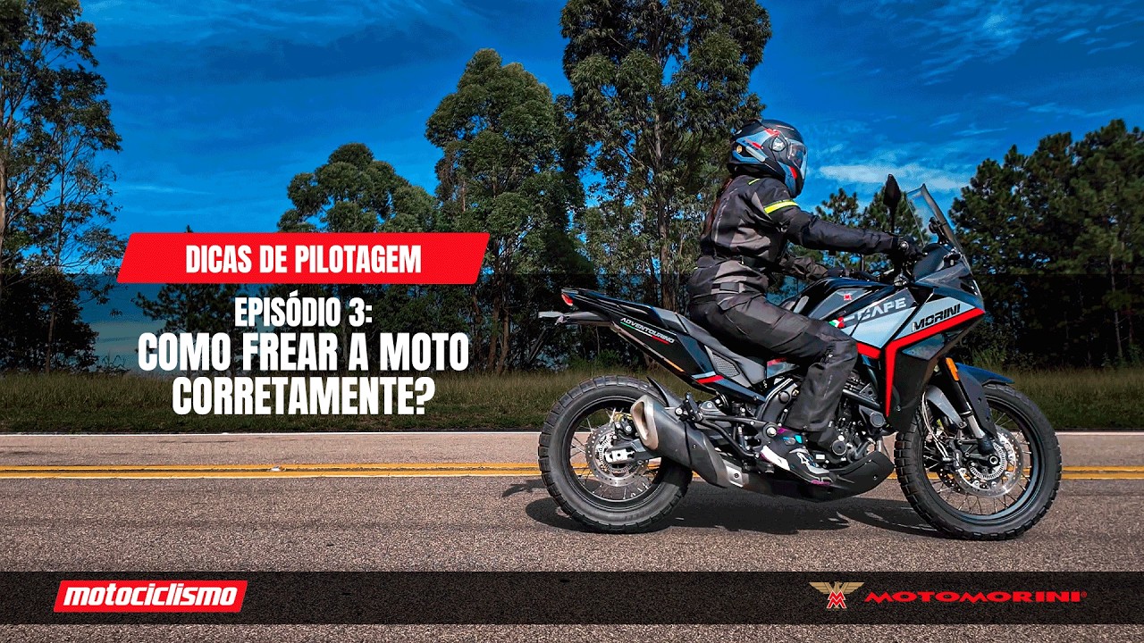 Freio dianteiro ou traseiro? Veja como parar a moto com mais segurança | Dicas de pilotagem | Ep. 3