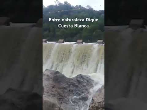 Así es el Dique De Cuesta Blanca