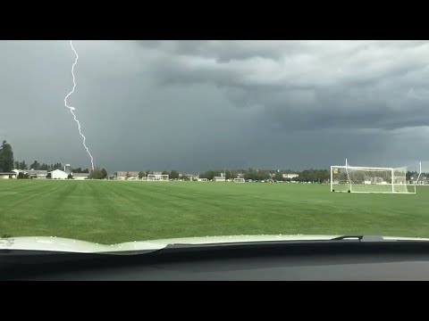 Watch this lightning storm over Lynden