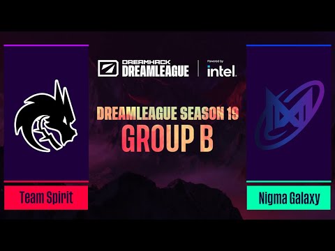 Dota2 - Team Spirit vs Nigma Galaxy - Game 2 - DreamLeague Season 19 - Group B