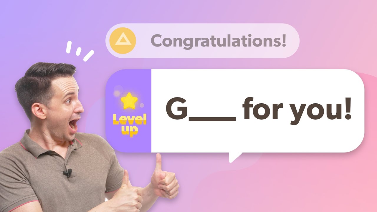 How to congratulate someone | Speak Like a Native