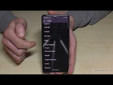 Google Pixel 7a: How to change the language?
