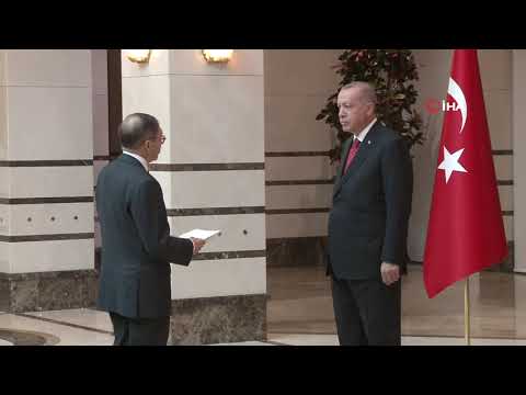 Cumhurbaşkanı Erdoğan, Kolombiya Büyükelçisini Kabul Etti