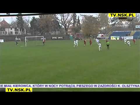 tv.nsk.pl 2013-10-26 Olimpia Elblag - Limanovia Limanowa 0-1 (0-0) bramka relacja konferencja