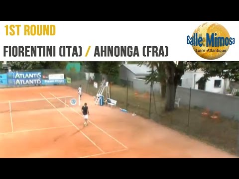 FIORENTINI (ITA) vs AHNONGA (FRA) Round 1 - Center court