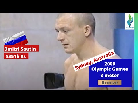 2000 Dmitri Sautin Team Russia - 5351b - 3 Meter Springboard Diving Prelims - Olympic Games