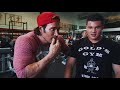 Mike O'Hearn taking Jacob the 17 year old teenager thru a shoulder workout