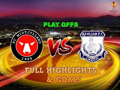 Fc Midtjylland Vs Apollon Limassol FULL HIGHLIGHTS & GOALS PLAY OFF UEFA EUROPA LEAGUE