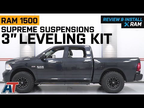 2002-2018 RAM 1500 2WD Supreme Suspensions 3\" Front Spring Leveling Kit Review & Install