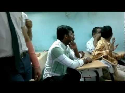 Cake cutting by the teachers who teach our batch