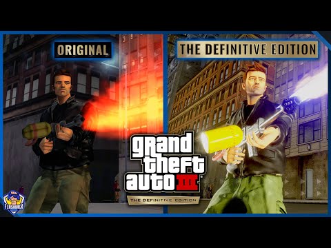 GTA III Definitive Edition Graphics comparison to ORIGINAL GTA 3 | GTA Trilogy Comparison
