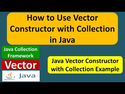 How To Use Vector Constructor With Collection In Java Java Collection Framework