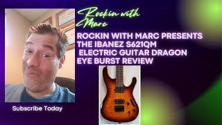 Video thumbnail for Ibanez S621QM Electric Guitar Dragon Eye Burst review by Rockin with Marc