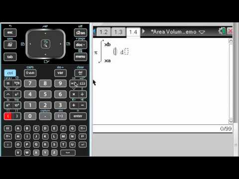 Calc AB e Calc BC - Área de demonstração e problema de volume, parte 1