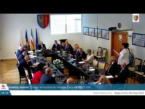 XLII SESJA RADY MIASTA ŻORY - 26.05.2022 r.