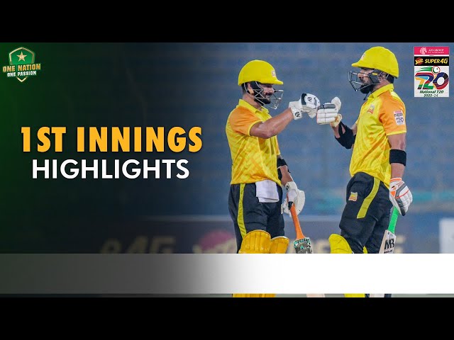 1st Innings Highlights | Peshawar vs Larkana | Match 28 | National T20 2023-24 | PCB | M1W1L