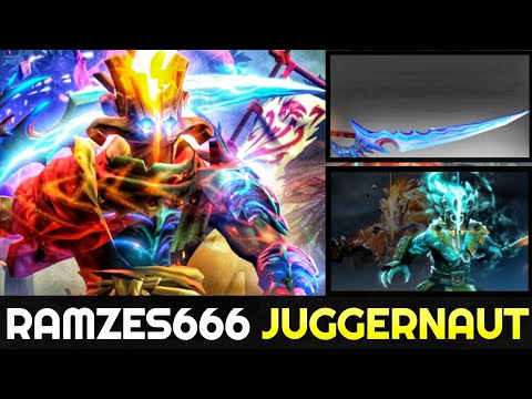 RAMZES666 Juggernaut with New Electric Sword + Arcana Battle Fury Build Dota 2