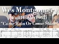 Wes Montgomery "Come Rain Or Come Shine"  TAB | Jazz Guitar