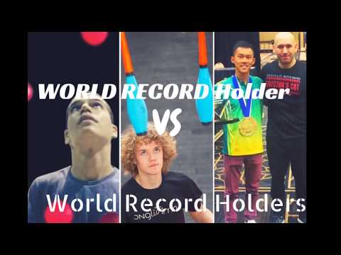 World Record Juggler VS World Record Jugglers