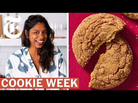 Cheesecake-Stuffed Ginger Cookies