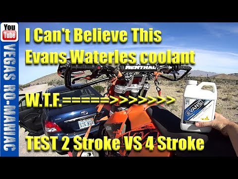 Evans Waterless Coolant in 2 Stroke VS 4 Stroke - Shocking Test Results