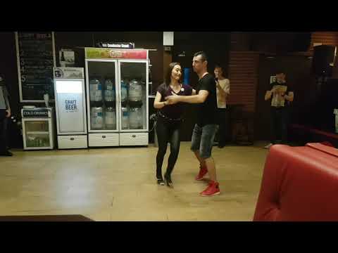 SOT Salsa on Thursday - Salsa On1 Dance Open Class Practice Video by Alex and Saori on 27.06.19