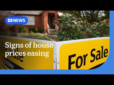 Australian housing market shows first signs of easing since 2022 | ABC NEWS