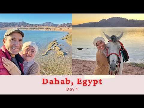 FIRST DAY AND FIRST TIME IN DAHAB EGYPT🇪🇬 | AND WE MET THE AMERICAN WHO SELL RICE PUDDING IN DAHAB