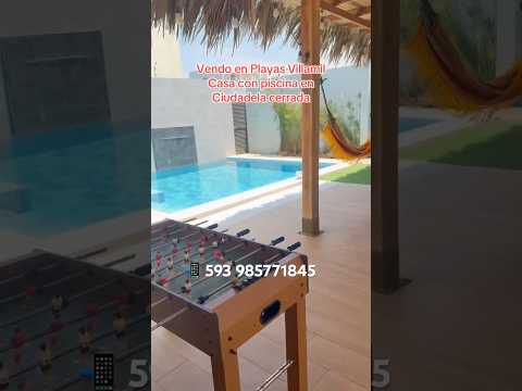 Casa con piscina de venta en Playas Villamil, guayas, Ecuador. Contáctenos al wa.me/593985771845