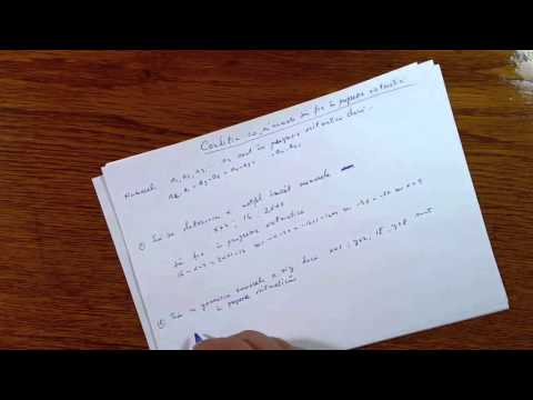 Conditia ca n numere sa fie in progresie aritmetica 090202