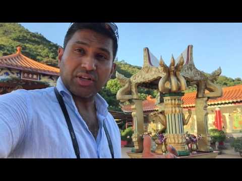 Sun Set over Ten Thousand Buddha Statues